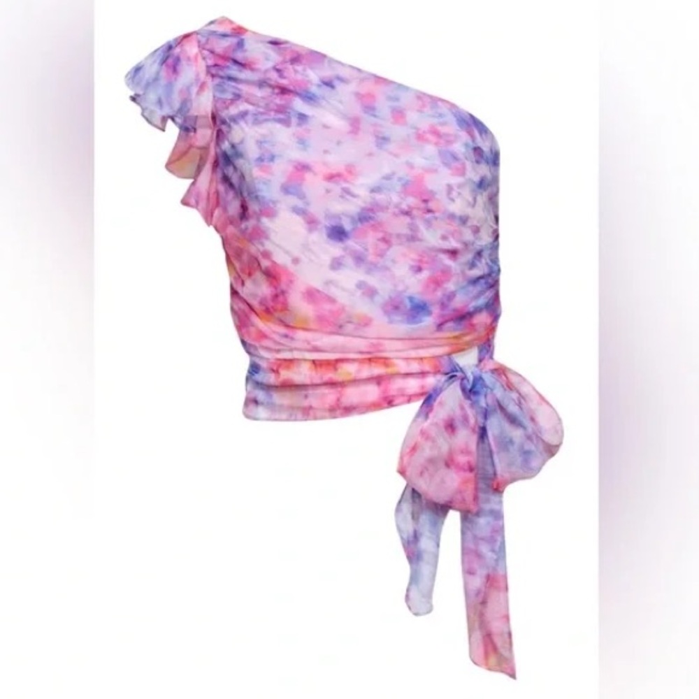 Amanda Uprichard Bea Top in Cotton Candy